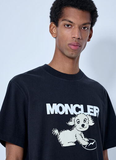 LN-CC® - Moncler x FRGMT Hiroshi Fujiwara: Graphic Logo T-Shirt - Black Moncler x FRGMT Hiroshi Fujiwara Graphic Logo T-Shirt Black mfr0166008