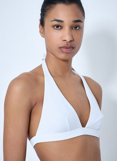Max Mara Halter Neck Bra White max0264056