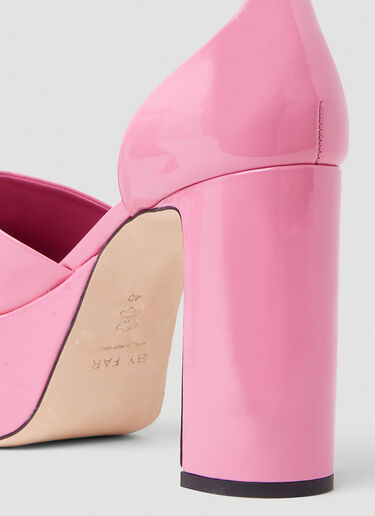 BY FAR Barb Lipstick Platform Heels Pink byf0252028