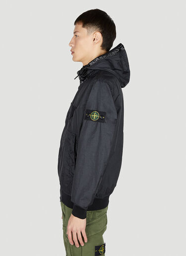 Stone Island Hooded Jacket Black sto0152019