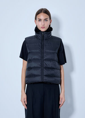 Max Mara Padded Vest with High Collar Black max0266150