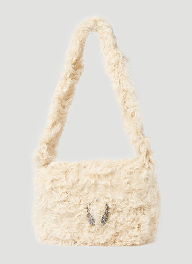 Dionysus Shearling Messenger Bag Gucci Dionysus Shearling Messenger Bag Beige guc0154037