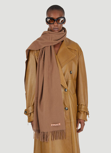 Acne Studios [Canada] 뉴 스카프 브라운 acn0246072