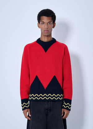 Marni Roundneck Sweater Red mni0165002