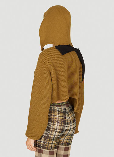 Ottolinger Cropped Hooded Sweater Green ott0253008