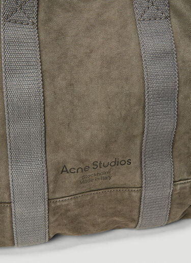 Acne Studios Webbing Canvas Medium Tote Bag Grey acn0244074