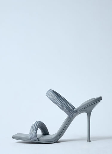 Alexander Wang Julie Tubular Heeled Sandals Grey awg0259033