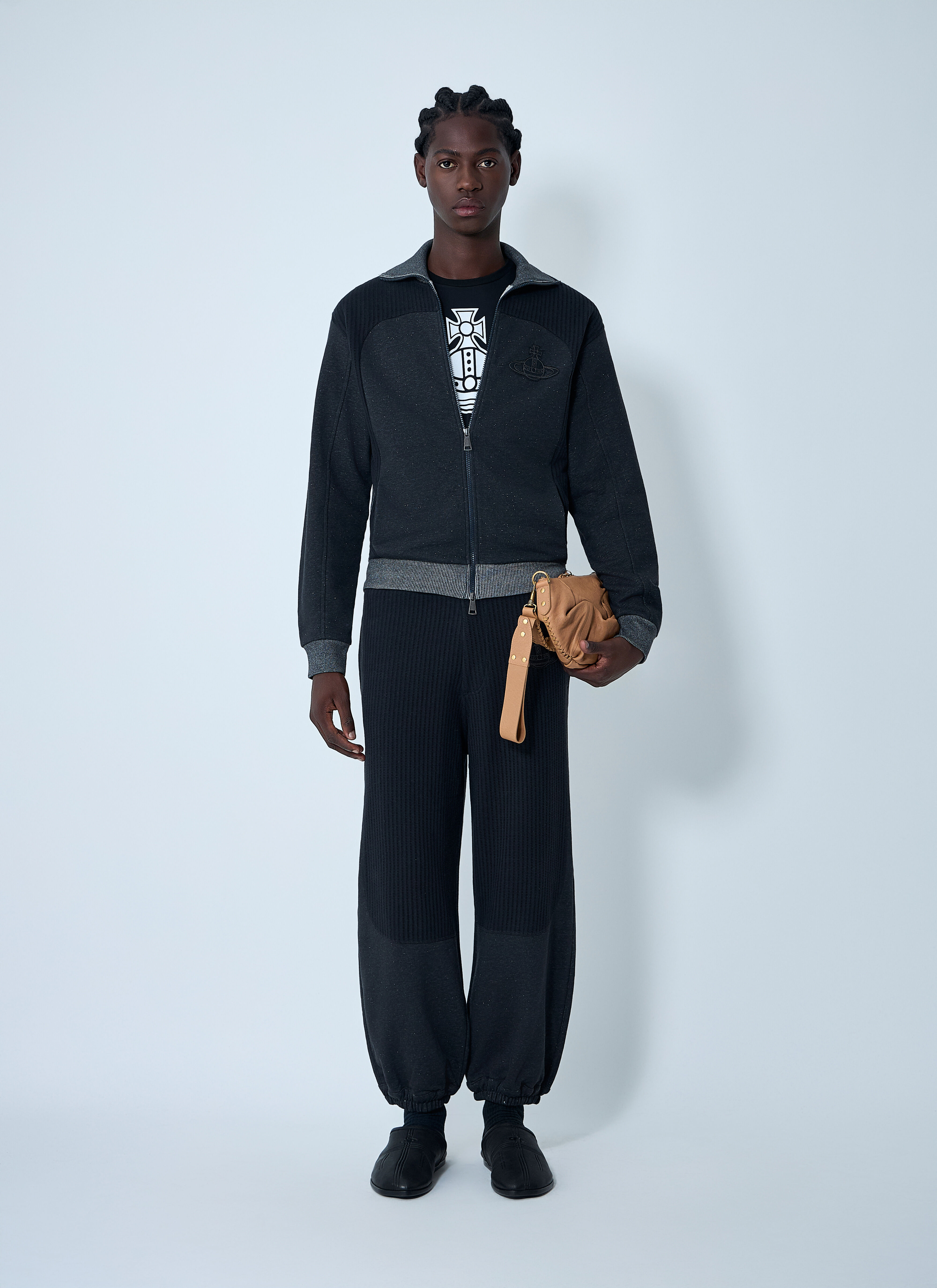 Vivienne Westwood Men's' Alien Track Jacket in Charcoal | LN-CC®