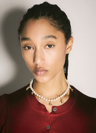 Anglo Pearl Necklace Vivienne Westwood Anglo Pearl Necklace Cream vvw0258023