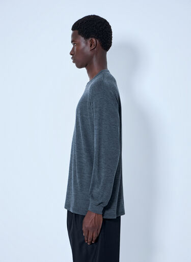 LN-CC® - ssstein: Oversized Long Sleeve T-Shirt - Grey ssstein Oversized Long Sleeve T-Shirt Grey sss0164011