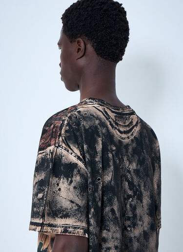 Acne Studios Graphic Print T-shirt Brown acn0164040