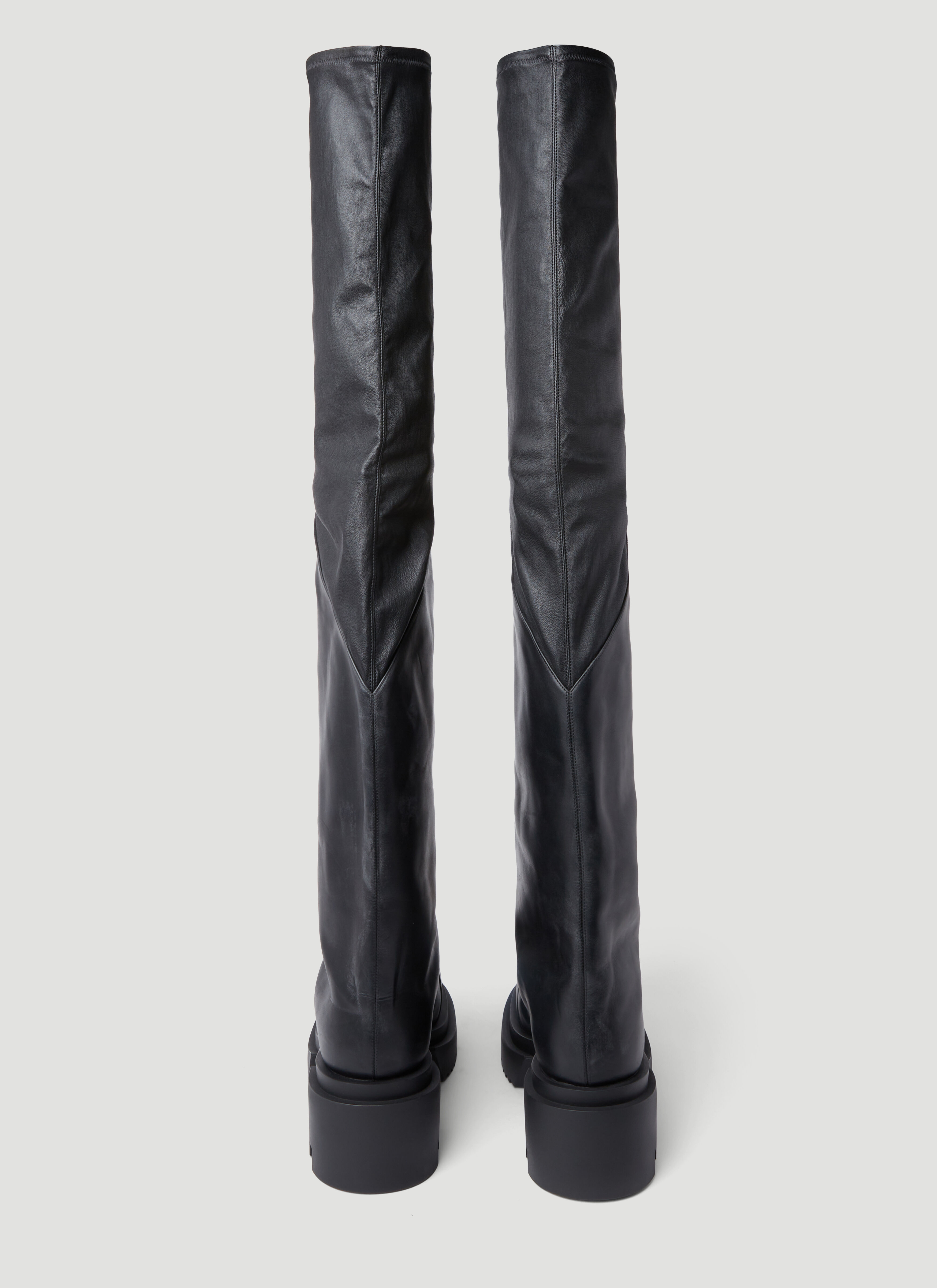 Rick Owens Men's' Flared Bogun Boots in Black | LN-CC®