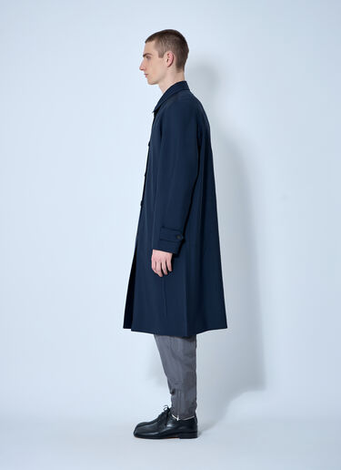 Miu Miu 单排扣马海毛大衣  藏蓝色 miu0160001
