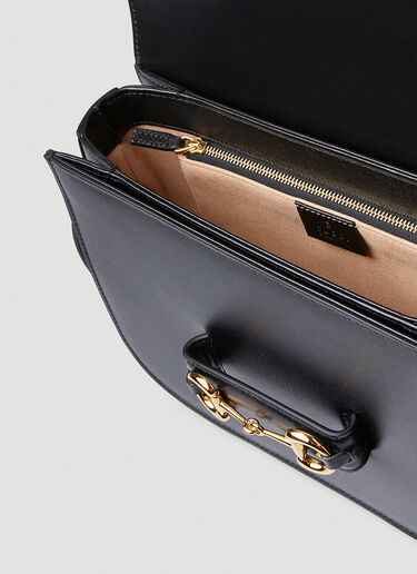 Gucci 1955 Horsebit Shoulder Bag Black guc0239075