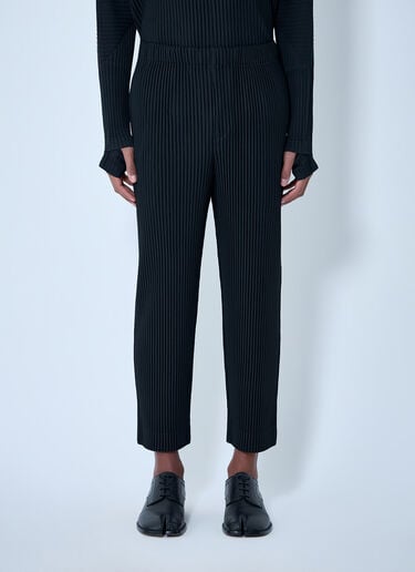 Homme Plissé Issey Miyake Pleated Tapered Pants Black hmp0163001