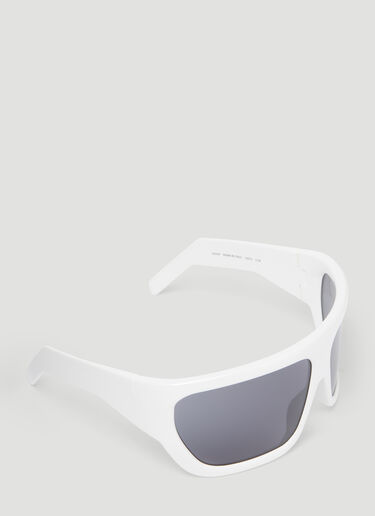 Rick Owens Davis Sunglasses White ris0354002