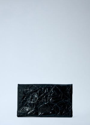 MM6 Maison Margiela Single-Stitch Logo Clutch Bag Black mmm0264022