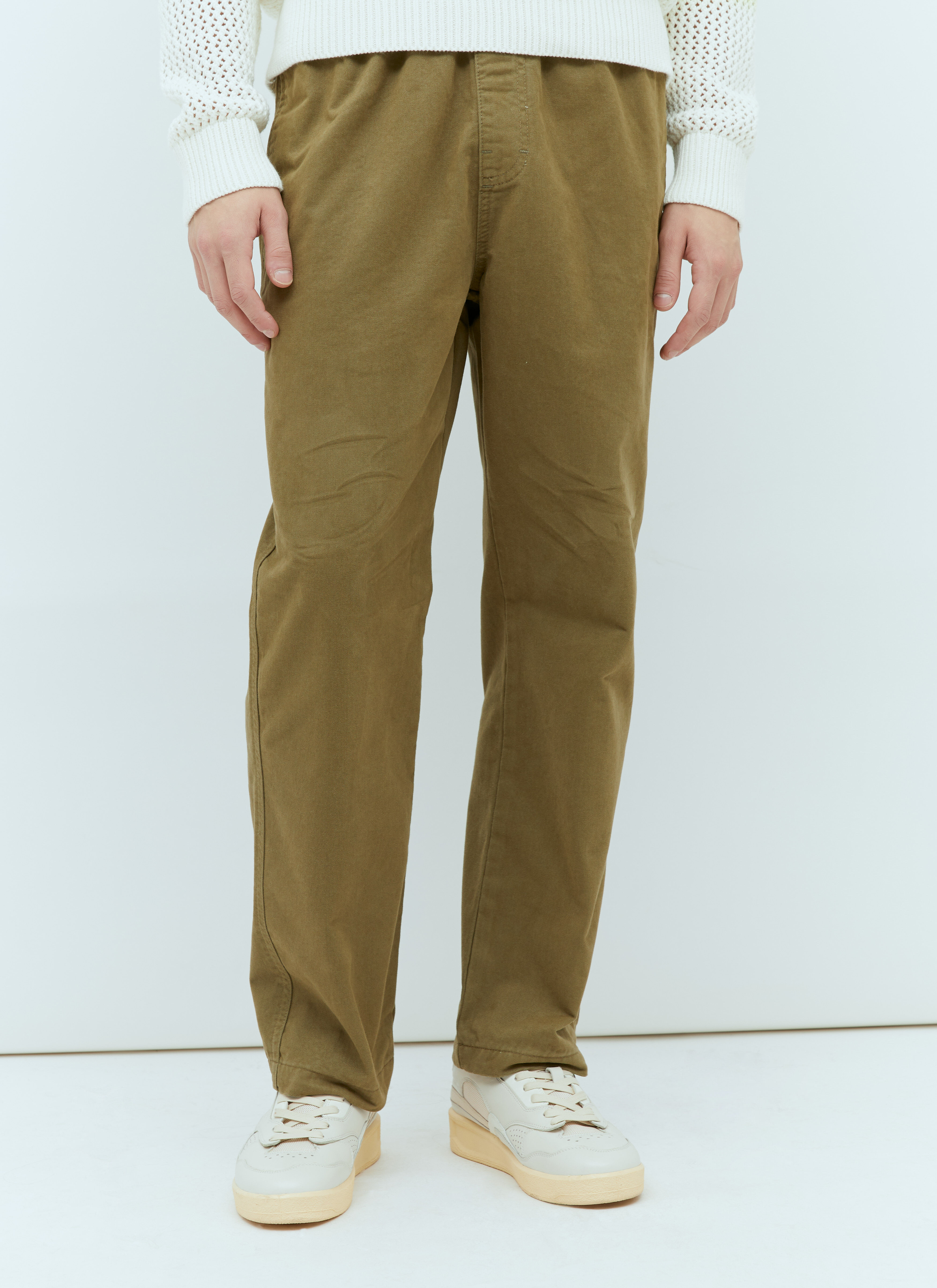 Khaki beach pants on sale