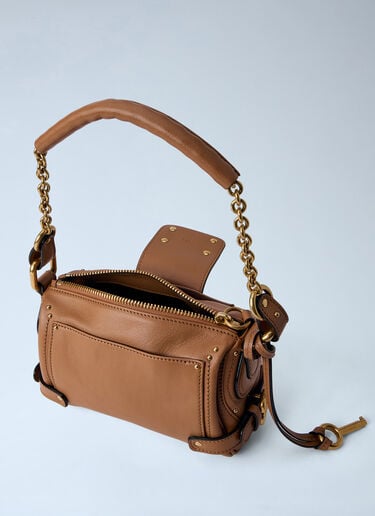 Chloé Small Paddington Chain Shoulder Bag Brown chl0262054