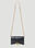 Balenciaga Hourglass Mini Chain Wallet White bal0252008