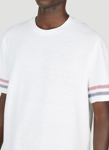 Thom Browne Textured T-Shirt White thb0151030