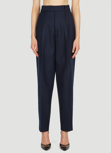 Gucci Tapered Suit Pants Blue guc0251044