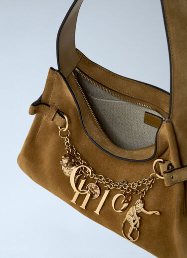 Chloé Charm Hobo Bag Khaki chl0261045