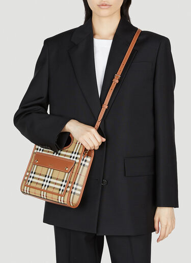 Burberry Mini Pocket Handbag Beige bur0252035