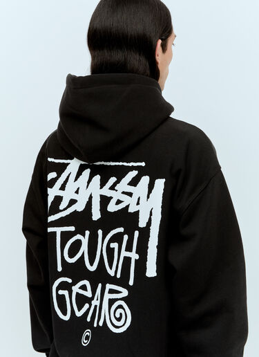 Stüssy タフギア フードスウェットシャツ ブラック sts0156035