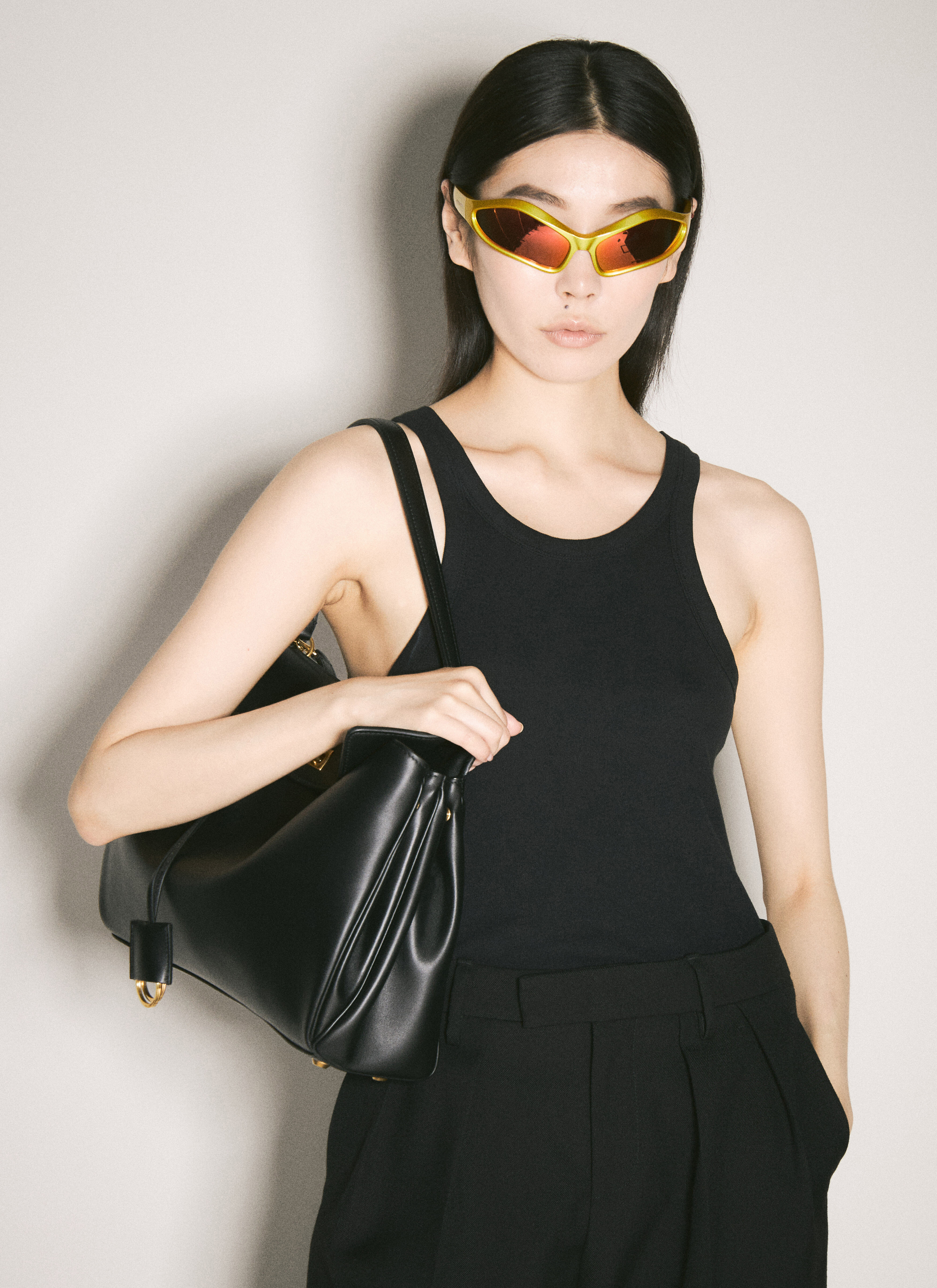 BALENCIAGAサングラス Balenciaga レディース Fennec オーバルサングラス の イエロー | LN-CC®