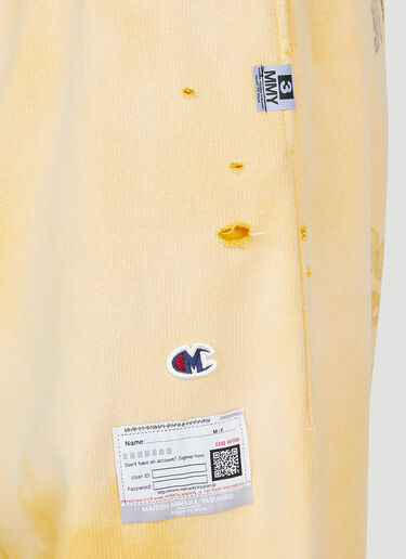 Maison Mihara Yasuhiro Bleached Pants Yellow mmy0152006