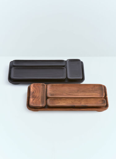 POLSPOTTEN Plankie Tray Brown wps0691432