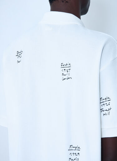 Lacoste Logo Motif Polo Shirt White lac0162004