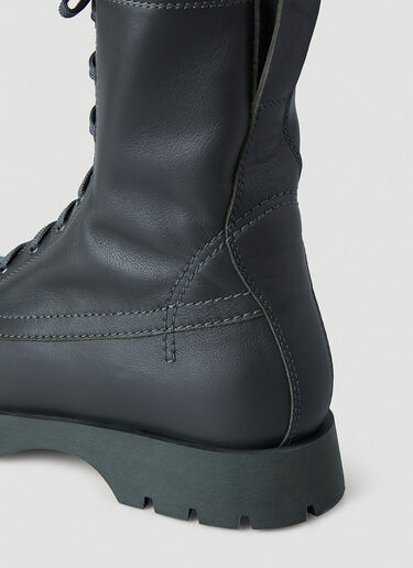 Jil Sander Combat Boots Green jil0146045