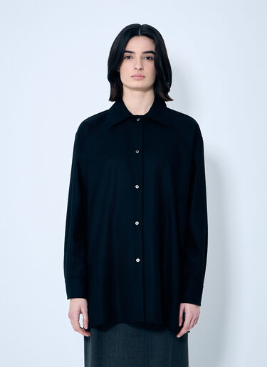 The Row Komako Shirt Black row0259006