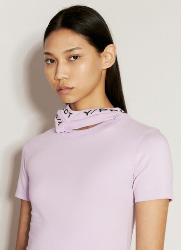 Y/Project Triple Collar Fitted T-Shirt Lilac ypr0255020