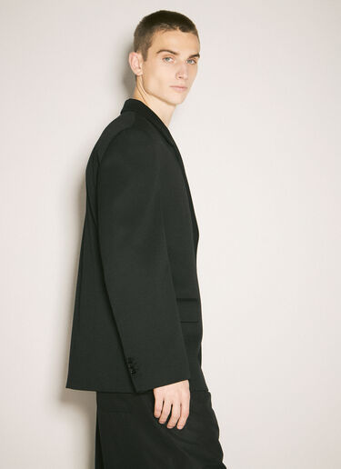 MM6 Maison Margiela Inside-Out Single-Breasted Blazer Black mmm0157003