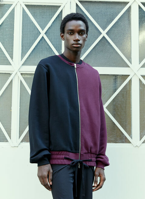 Botter Bicolour Zip Up Sweatshirt Grey bot0154005