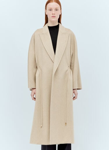 Max Mara Oversized Cashmere Coat Beige max0255014