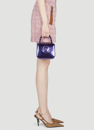 Versace La Medusa Mini Handbag Purple vrs0252024