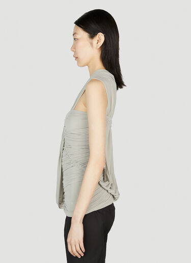 Rick Owens Edfu 缩褶上衣 灰色 ric0252008