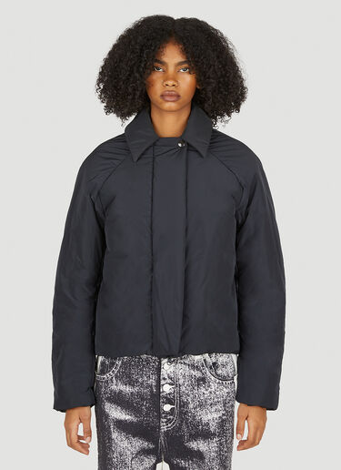 Layered Worker Jacket KASSL Editions Layered Worker Jacket Navy kas0251002