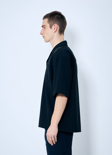 Marni Tropical Bowling Shirt Black mni0159002