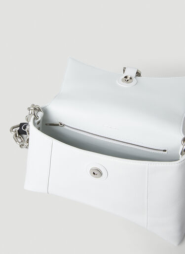Balenciaga Downtown Small Shoulder Bag White bal0248024