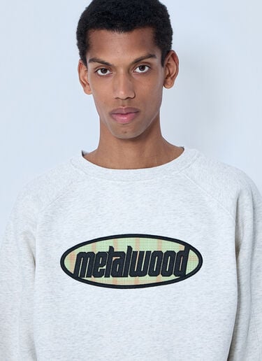 Metalwood Raglan Sleeve Sweatshirt Grey met0164002