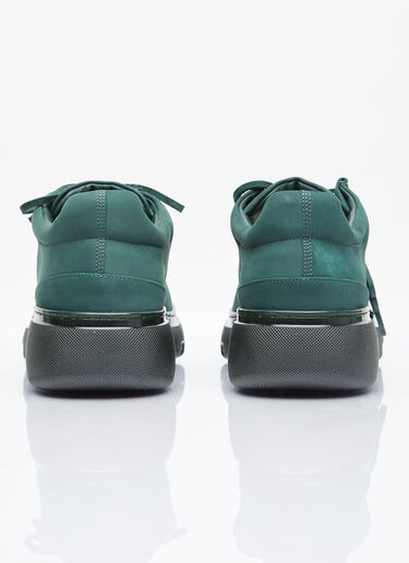 Burberry Nubuck Creeper Shoes Green bur0154017