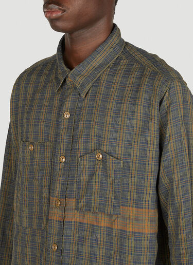 Engineered Garments 워크 셔츠 그린 egg0152005