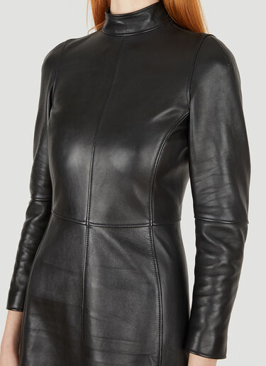 Balenciaga Fitted Fetish Dress Black bal0247012
