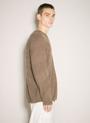 Moncler x Rick Owens Jumbo Crewneck Sweater Brown mcs0358016