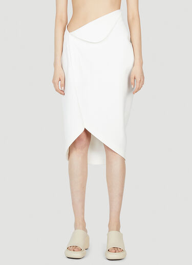 Issey Miyake Torso 半裙 白色 ism0252002